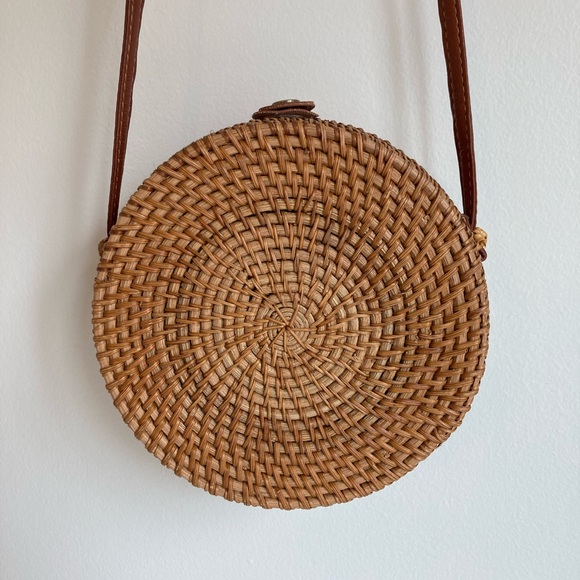 Rattan Shoulder Bag - Picture 1 of 4